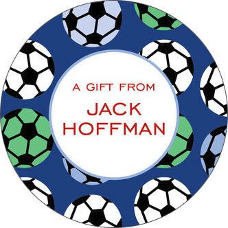 Boys Soccer Gift Stickers